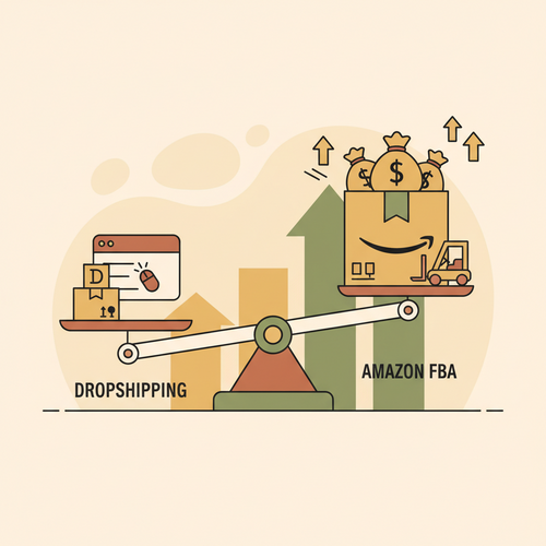 Comparing profit margins in Dropshipping vs. Amazon FBA business models.