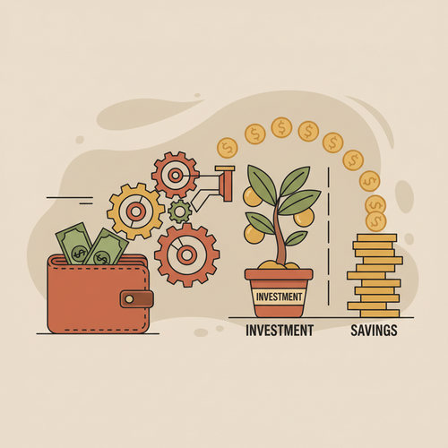 An illustration depicting how to Automate Your Savings and Investments for seamless wealth growth.