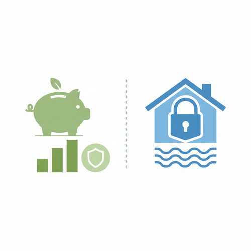 Illustration comparing Fixed Deposits and Government Bonds, highlighting their safety for investments.