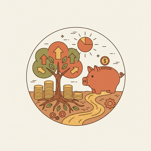 Flat design illustration depicting a freelancer juggling health, liability, and equipment protection, symbolizing comprehensive freelancer insurance.