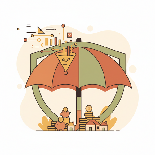 Predictive analytics in insurance underwriting, illustrating data-driven risk assessment for dynamic premium adjustment and micro-liability management