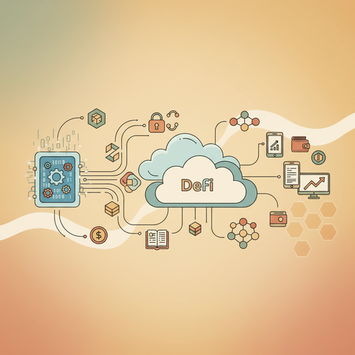 Illustration of algorithmic digital asset monetization leveraging scalable remote frameworks for automated financial strategies.