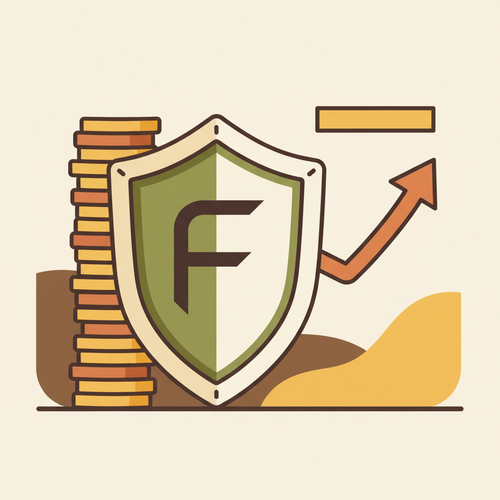Illustration of Capital Indemnification Systems, showing a strong shield protecting a portfolio of assets, representing portfolio protection and asset security protocols.