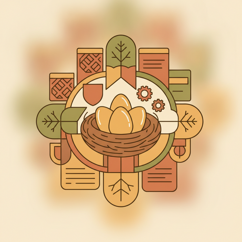 Illustration representing robust post-tax asset structuring strategies for high-net-worth individuals, showing various financial vehicles protecting wealth.